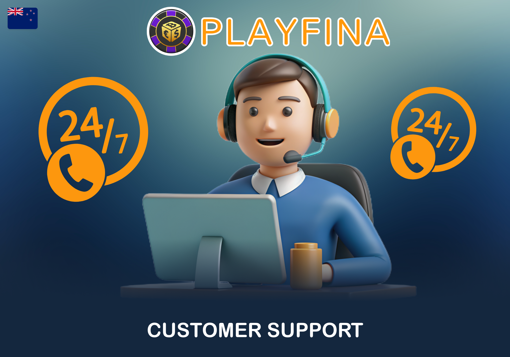 Playfina support for New Zealander